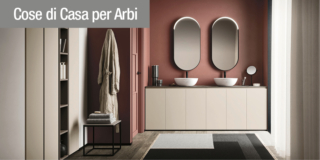 Arbi Arredobagno offre flessibilità e praticità per ogni stanza da bagno con la variante 45 della gamma Ho.me Plus