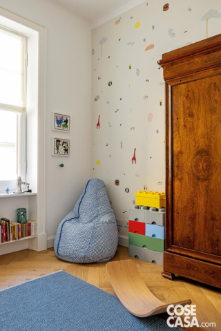 cameretta con poltrona sacco