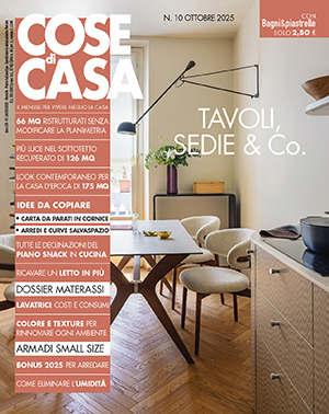 Cose di Casa di ottobre 2025, in edicola dal 24 settembre con Bagni e piastrelle Cose di Casa di ottobre 2025, in edicola dal 24 settembre con Bagni e piastrelle