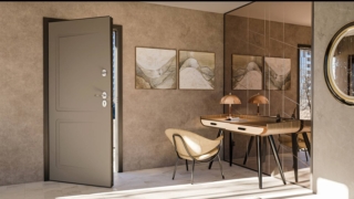 Porta blindata D180 warm grey Porta blindata D180 warm grey