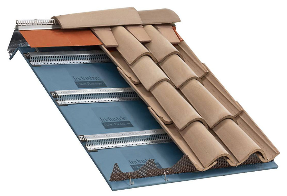 Il sistema di ancoraggio
e ventilazione Jolly Metal XL di Cotto Possagno assicura aerazione, allineamento, resistenza a sollecitazioni e aggressioni ambientali. www.cottopossagno.com Il sistema di ancoraggio
e ventilazione Jolly Metal XL di Cotto Possagno assicura aerazione, allineamento, resistenza a sollecitazioni e aggressioni ambientali. www.cottopossagno.com