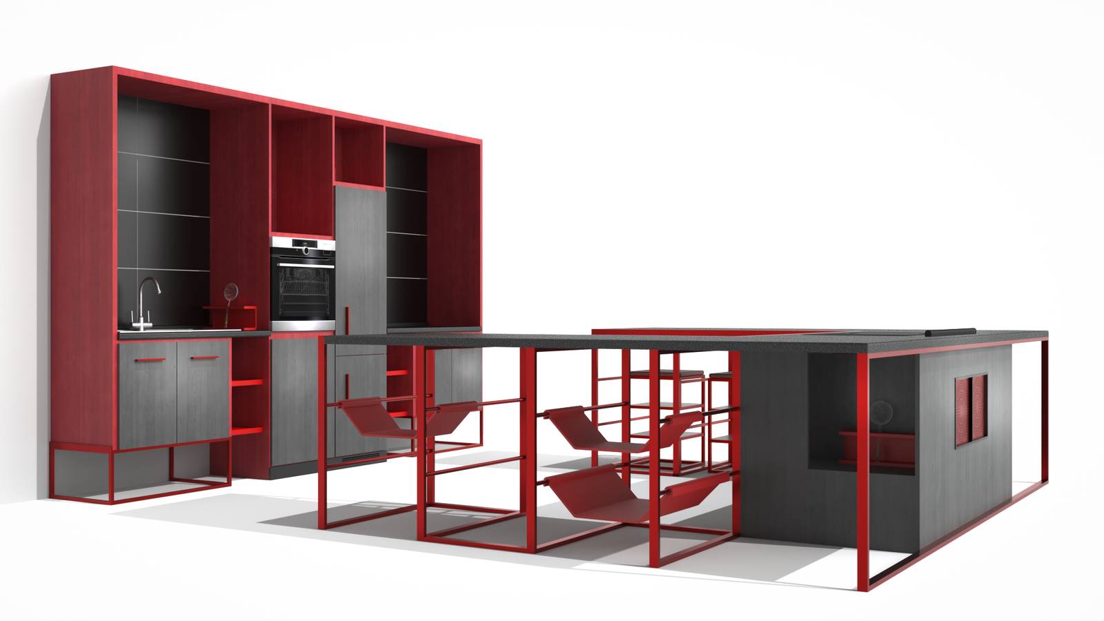 Kitchen Design Contest AEG-2° posto: progetto "BHR"