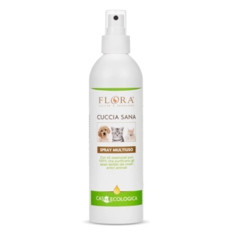 Flora Cuccia Sana Spray Multiuso è purificante e deodorante, adatto per tutti i luoghi in cui vivono e dormono gli animali domestici, sia in casa che all'esterno. La miscela è composta da oli essenziali 100% puri e naturali, selezionati per le loro proprietà purificanti per creare un ambiente sfavorevole ai parassiti. Il suo profumo deodora in profondità e neutralizza i cattivi odori. Prezzo 17,20 euro. www.amazon.it Flora Cuccia Sana Spray Multiuso è purificante e deodorante, adatto per tutti i luoghi in cui vivono e dormono gli animali domestici, sia in casa che all'esterno. La miscela è composta da oli essenziali 100% puri e naturali, selezionati per le loro proprietà purificanti per creare un ambiente sfavorevole ai parassiti. Il suo profumo deodora in profondità e neutralizza i cattivi odori. Prezzo 17,20 euro. www.amazon.it