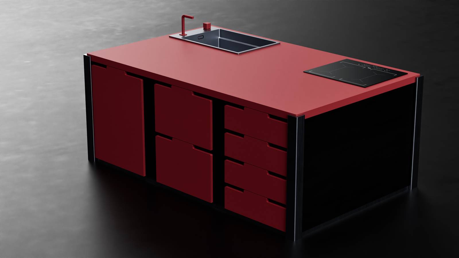 Kitchen Design Contest AEG - vincitore categoria studenti: progetto "Just Me"