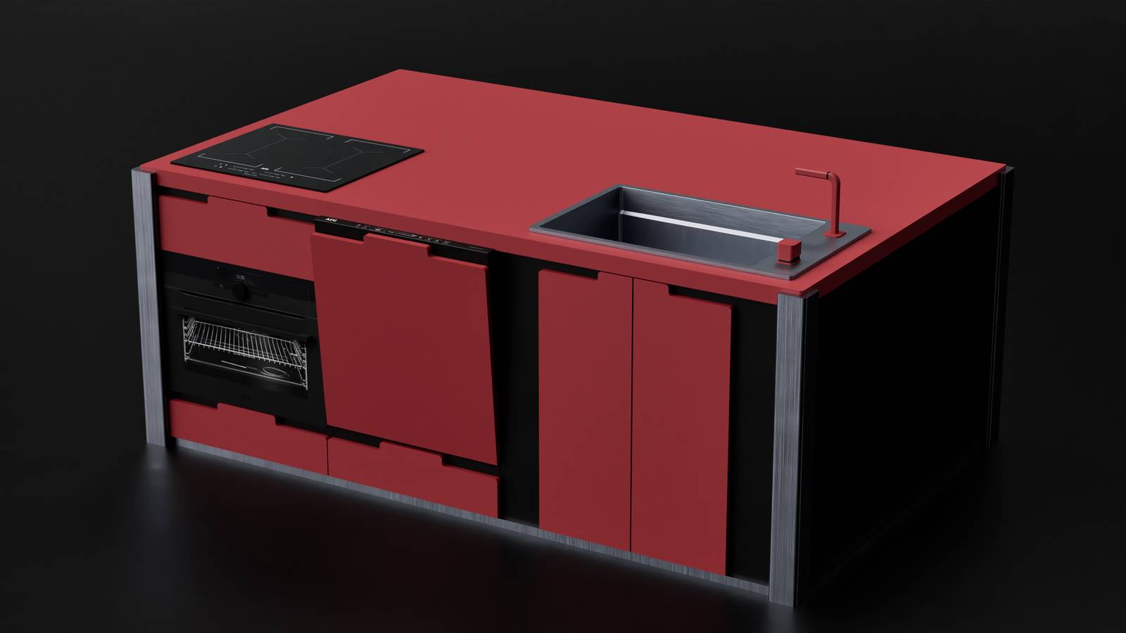 Kitchen Design Contest AEG - vincitore categoria studenti: progetto "Just Me"