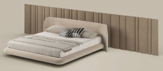 Nubo di Bonaldo è imbottito e rivestito in tessuto (sfoderabile), pelle o ecopelle. Disponibili le misure: per il letto L 209-215-235-249 x P 236-241 x H 75 cm; per la boiserie L 360-380-400 x H 100 cm; prezzo da rivenditore. www.bonaldo.com Nubo di Bonaldo è imbottito e rivestito in tessuto (sfoderabile), pelle o ecopelle. Disponibili le misure: per il letto L 209-215-235-249 x P 236-241 x H 75 cm; per la boiserie L 360-380-400 x H 100 cm; prezzo da rivenditore. www.bonaldo.com