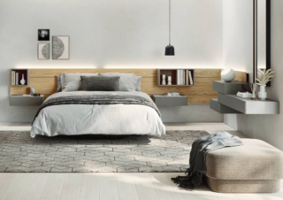 Sorvolo di Fimar è disponibile in 18 essenze. La boiserie è attrezzabile con comodini e altri accessori. L'illuminazione a Led è integrata. Misura L 224/320 x P 214 x H 101,2 cm; costa a partire da 3.500 euro. fimarmobili.com Sorvolo di Fimar è disponibile in 18 essenze. La boiserie è attrezzabile con comodini e altri accessori. L'illuminazione a Led è integrata. Misura L 224/320 x P 214 x H 101,2 cm; costa a partire da 3.500 euro. fimarmobili.com