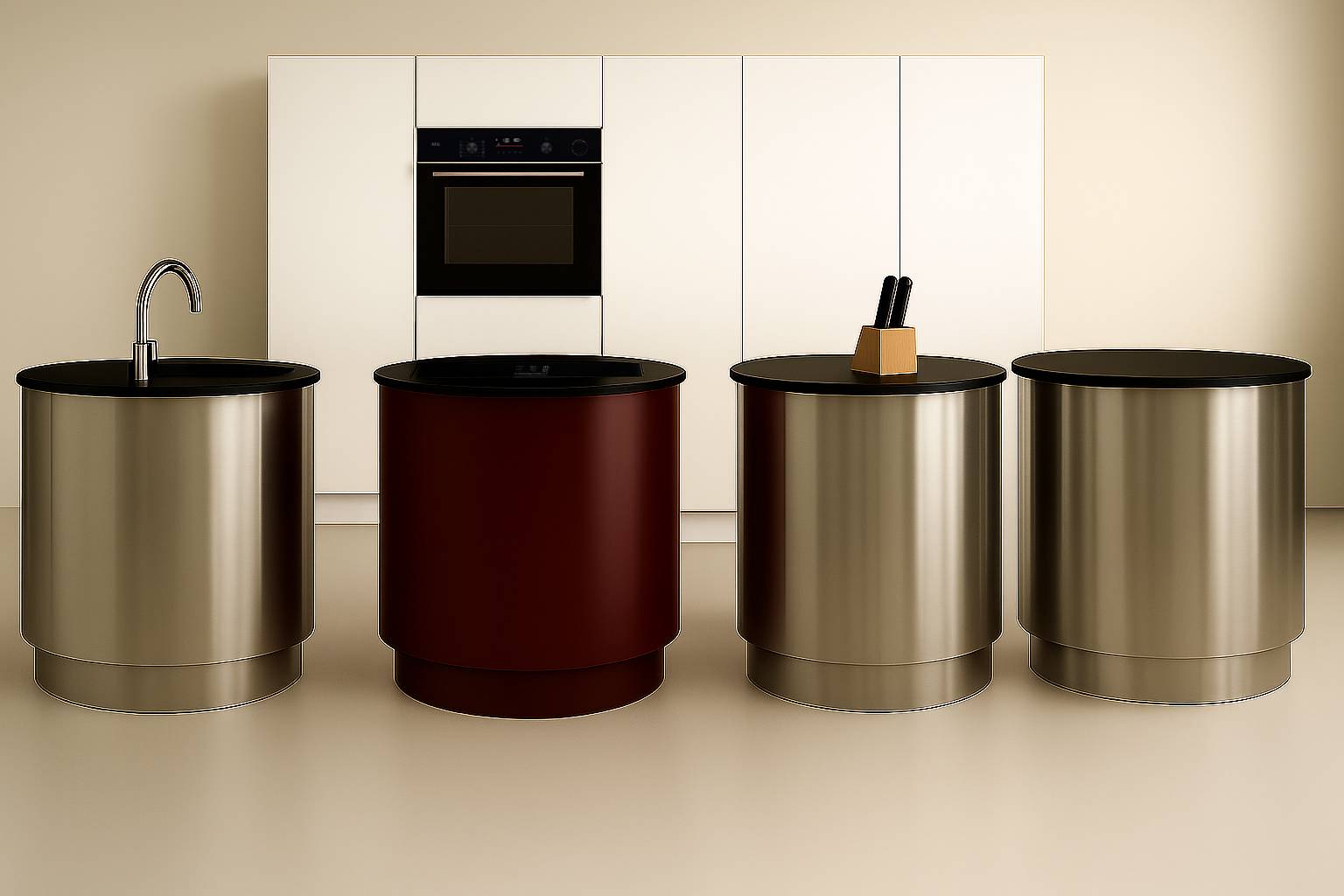 Kitchen Design Contest AEG - 1° posto: progetto "Molecola"