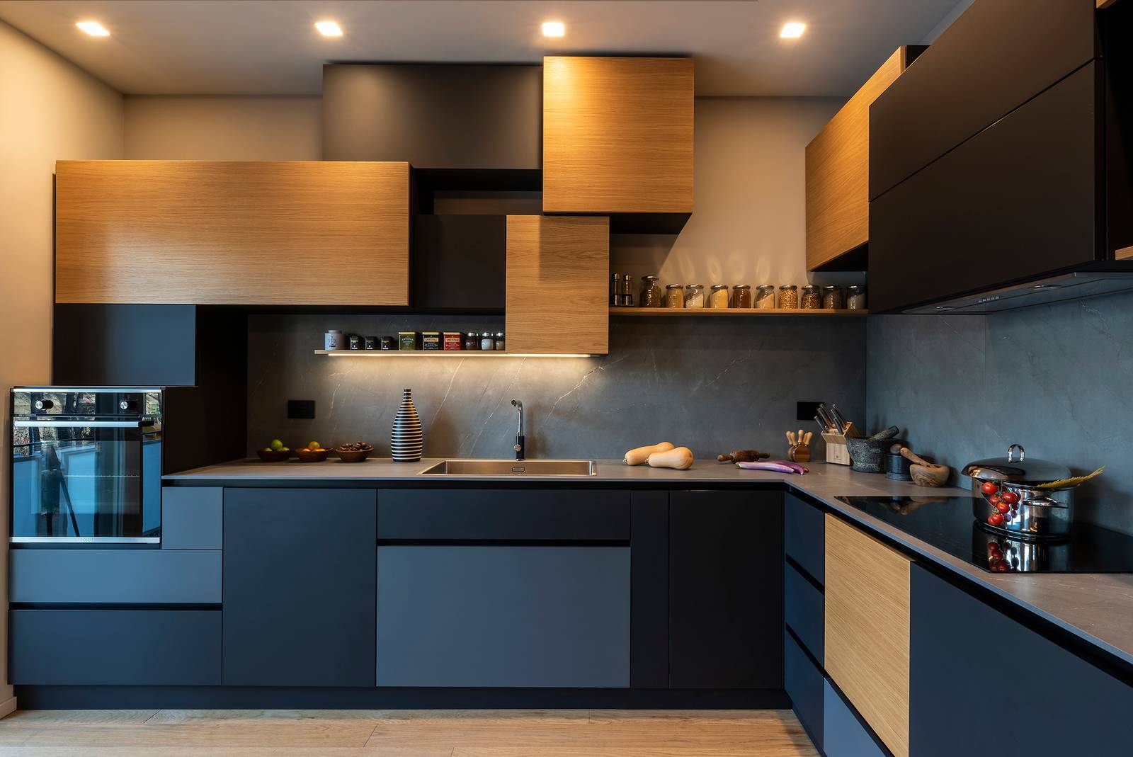 Kitchen Design Contest AEG-3° posto: progetto "No Modular kitchen"