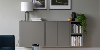 Mobili sospesi per dare alla zona giorno un tocco di tendenza e leggerezza