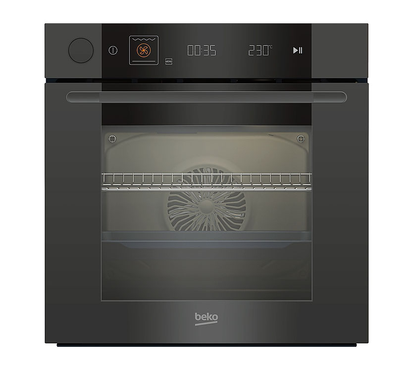 Tra le 15 funzioni di cottura del forno MBBIS10600MTMSE Linea Midnight di Beko c'è anche la cottura
assistita a vapore SteamAid®. È dotato
di pulizia a vapore Steam Shine.
In classe di efficienza energetica A+, ha un volume di 72 litri, controporta
con tre vetri e display touch intuitivo.
Misura L 59,4 x P 54,7 x H 59,5 cm. Prezzo da rivenditore. Beko, www.beko.com Tra le 15 funzioni di cottura del forno MBBIS10600MTMSE Linea Midnight di Beko c'è anche la cottura
assistita a vapore SteamAid®. È dotato
di pulizia a vapore Steam Shine.
In classe di efficienza energetica A+, ha un volume di 72 litri, controporta
con tre vetri e display touch intuitivo.
Misura L 59,4 x P 54,7 x H 59,5 cm. Prezzo da rivenditore. Beko, www.beko.com