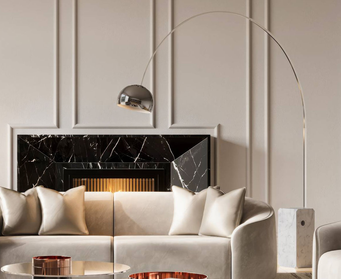 Una vera e propria icona del design la lampada da terra Arco di Flos che è stata disegnata nel 1962 da Achille e Pier Giacomo Castiglioni. Si ispira a un lampione stradale ed è caratterizzata da un arco telescopico in acciaio inossidabile satinato, con riflettore orientabile e regolabile in altezza in alluminio stampato e lucidato, e da una pesante base in marmo bianco di Carrara. Misura L 220/215 x H 240 cm. Prezzo 2.650 euro. https://flos.com Una vera e propria icona del design la lampada da terra Arco di Flos che è stata disegnata nel 1962 da Achille e Pier Giacomo Castiglioni. Si ispira a un lampione stradale ed è caratterizzata da un arco telescopico in acciaio inossidabile satinato, con riflettore orientabile e regolabile in altezza in alluminio stampato e lucidato, e da una pesante base in marmo bianco di Carrara. Misura L 220/215 x H 240 cm. Prezzo 2.650 euro. https://flos.com