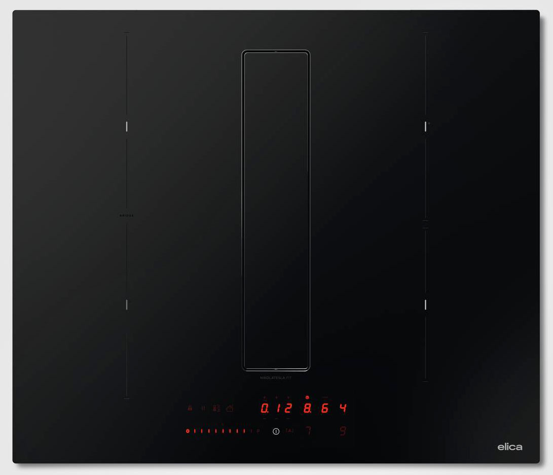 Nome: NikolaTesla Fit Raw di Elica
Con cappa integrata: sì
Classe efficienza energetica: A (cappa)
Zone di cottura: 4
Assorbimento max: 7,2 Kw
Livelli: 9 + Boost
Misure: 60 cm
Caratteristiche: ha finitura Raw in vetro total black opaco progettato per resistere nel tempo a graffi, usura, impronte digitali. Si possono utilizzare anche le pentole più grandi unendo due zone di cottura e la gestione delle funzionalità cooking è molto intuitiva, grazie al comando slider. L’aspirazione è automatica, variando la potenza della cappa in base alle cotture avviate.
Prezzo: da rivenditore
Sito web azienda: www.elica.com Nome: NikolaTesla Fit Raw di Elica
Con cappa integrata: sì
Classe efficienza energetica: A (cappa)
Zone di cottura: 4
Assorbimento max: 7,2 Kw
Livelli: 9 + Boost
Misure: 60 cm
Caratteristiche: ha finitura Raw in vetro total black opaco progettato per resistere nel tempo a graffi, usura, impronte digitali. Si possono utilizzare anche le pentole più grandi unendo due zone di cottura e la gestione delle funzionalità cooking è molto intuitiva, grazie al comando slider. L’aspirazione è automatica, variando la potenza della cappa in base alle cotture avviate.
Prezzo: da rivenditore
Sito web azienda: www.elica.com