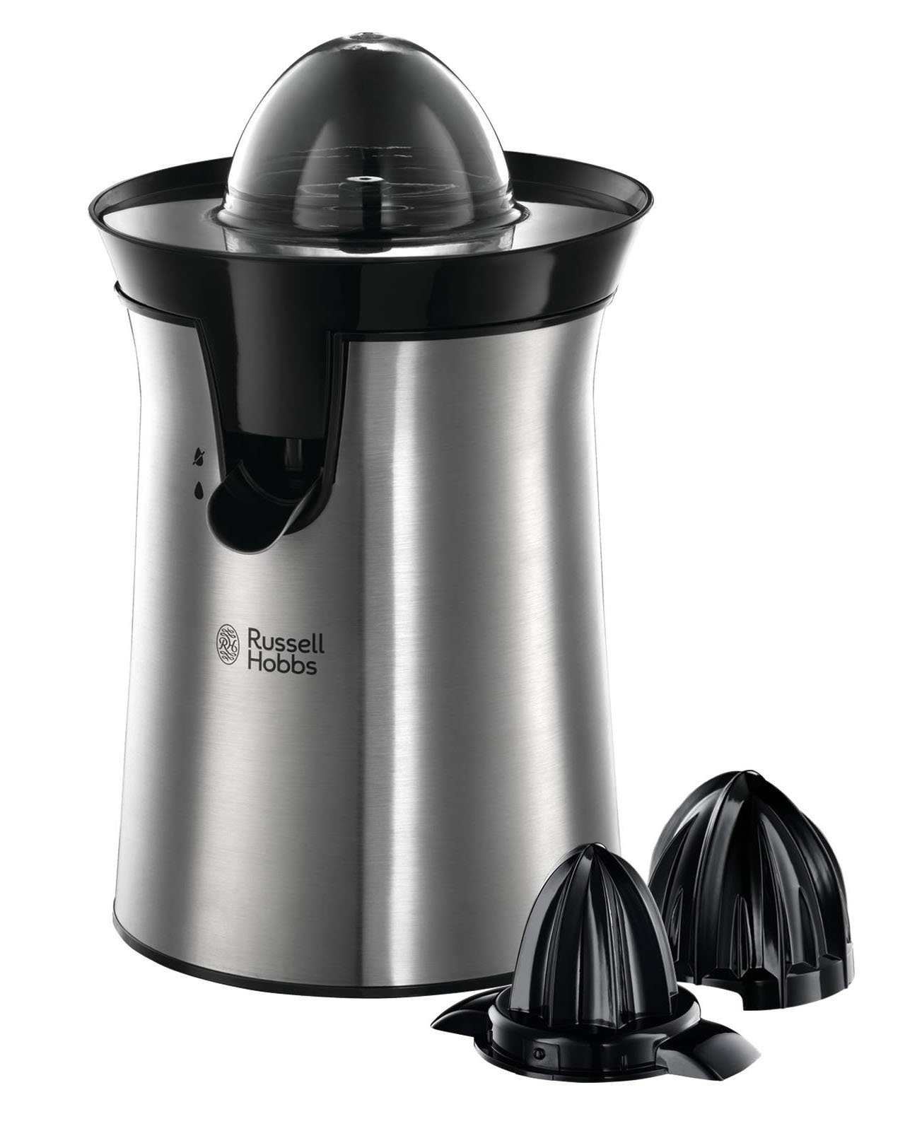 Classics 22760-56 di Russell Hobbs ha rotazione del cono che si attiva automaticamente con una leggera pressione. Con rotazione bidirezionale, è dotato di 2 coni intercambiabili e ha potenza di 60 watt. Prezzo 46 euro. www.russellhobbs.com