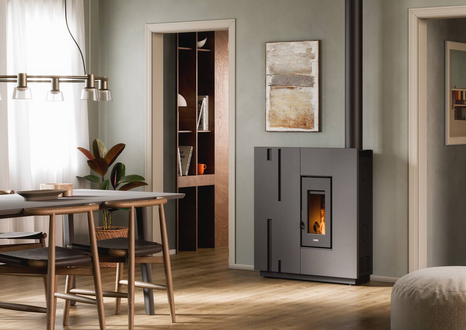 Stufa ventilata Baggy 7 di Cadel