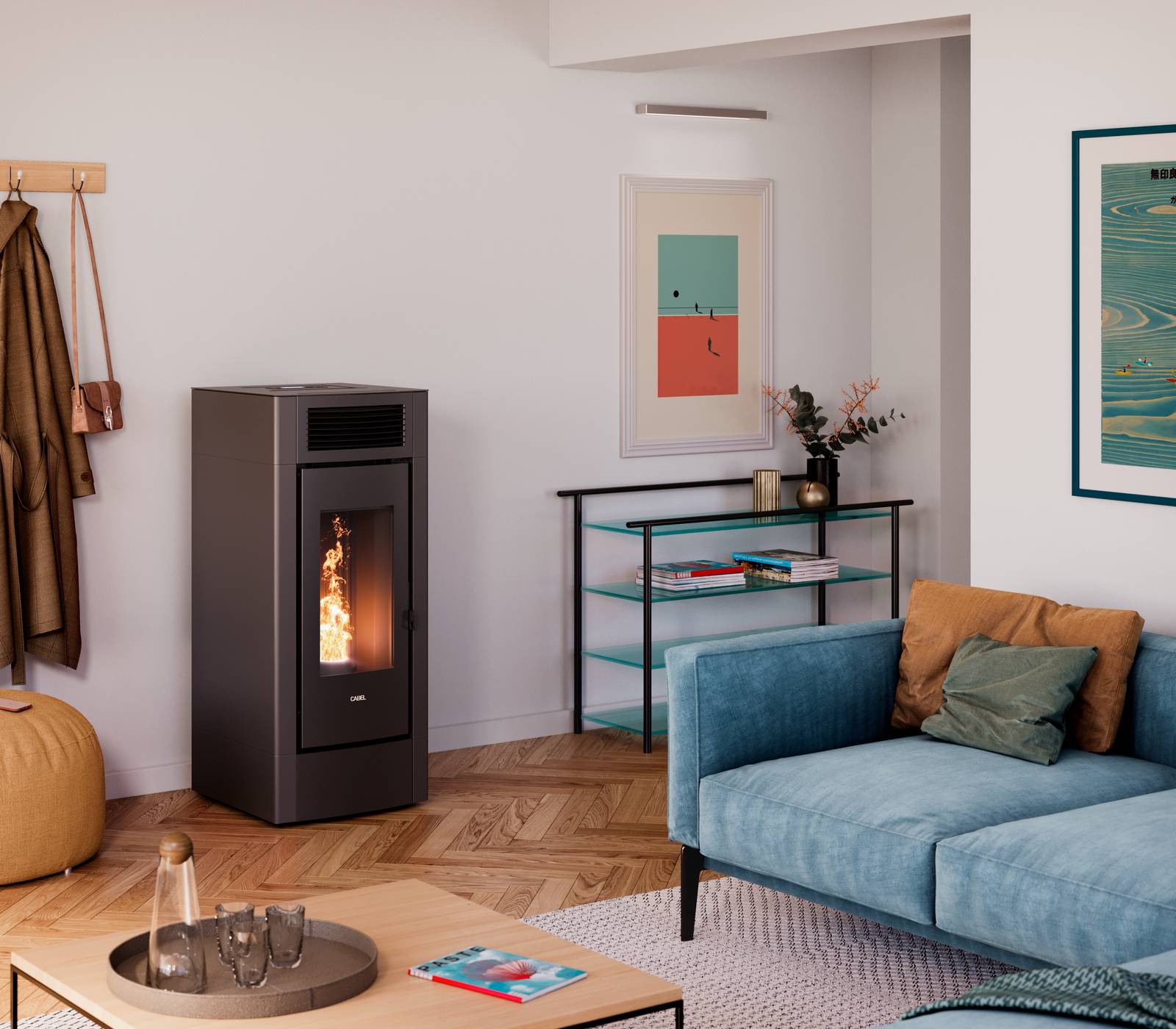 Stufa ventilata Cristal 9 di Cadel