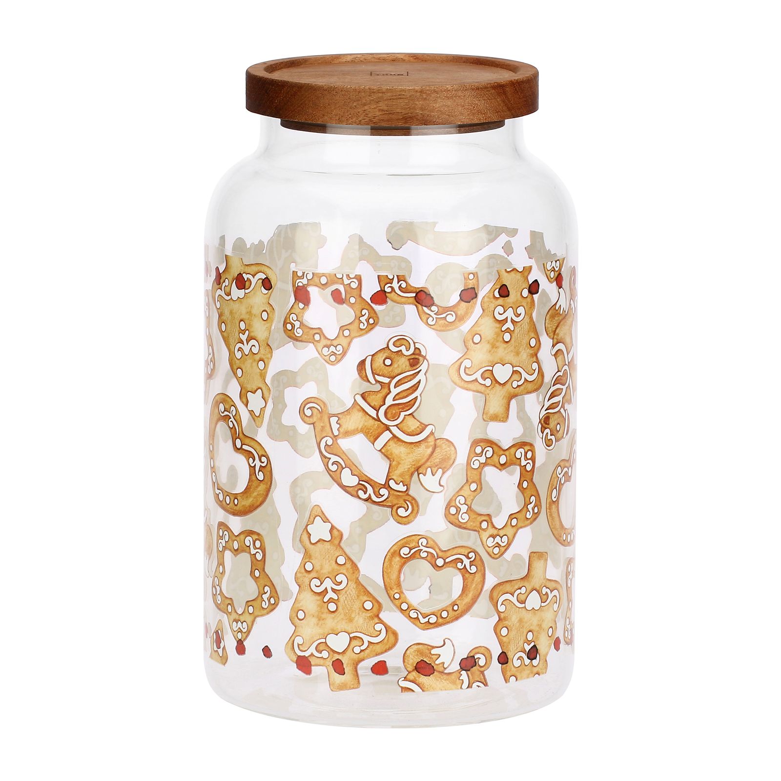 La biscottiera in vetro della linea Thunland custodisce con stile i dolcetti delle feste. Trasparente e raffinata, è perfetta per portare un tocco di eleganza in cucina. Prezzo 32,90 euro.