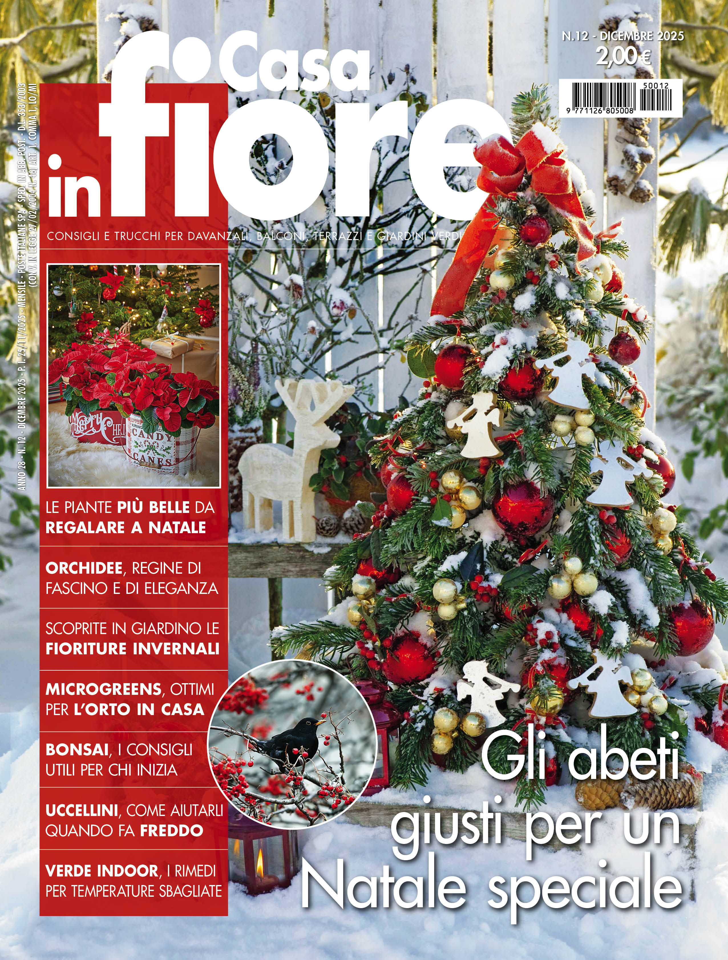 Casa in Fiore di dicembre 2025, in edicola dal 25 novembre