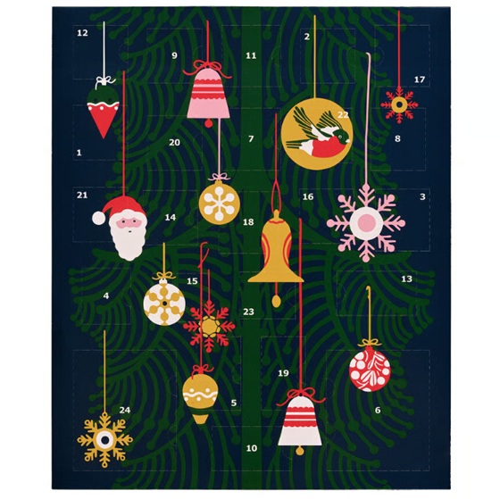 Vintersaga è il calendario dell'Avvento firmato da Ikea. Comprende 24 caselline da aprire dal 1 dicembre fino alla Vigilia di Natale: dietro alla maggior parte di esse si possono trovare dei cioccolatini, nelle restanti ci sono delle piacevoli sorprese. Venduto solo in negozio al prezzo di 8,95 euro. www.ikea.com Vintersaga è il calendario dell'Avvento firmato da Ikea. Comprende 24 caselline da aprire dal 1 dicembre fino alla Vigilia di Natale: dietro alla maggior parte di esse si possono trovare dei cioccolatini, nelle restanti ci sono delle piacevoli sorprese. Venduto solo in negozio al prezzo di 8,95 euro. www.ikea.com