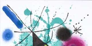 Joan Miró_ Litografo I_1972_Litografia originale a colori Joan Miró_ Litografo I_1972_Litografia originale a colori