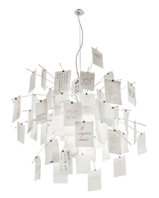 Lampada Zettel'z di Ingo Maurer