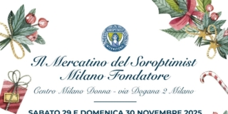 Milano, Soroptimist Locandina Mercatino, foto (ok sito)
