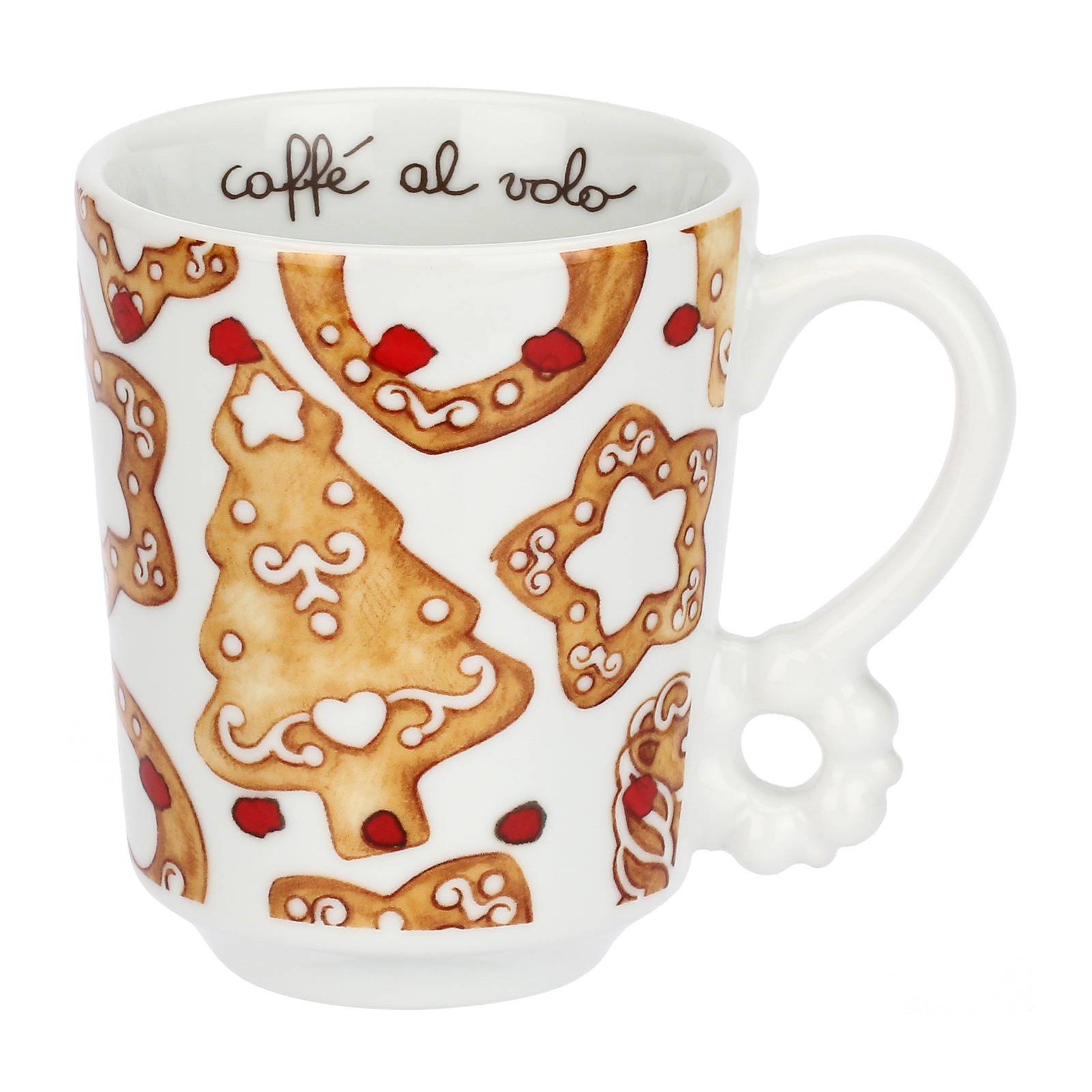 La mug in porcellana della linea Thunland è la compagna perfetta per sorseggiare una calda tisana nel periodo delle Feste.  Con il suo design elegante e dettagli raffinati, porta un tocco di magia natalizia ad ogni sorso. Prezzo 14,90 euro.