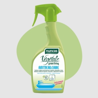 Vegetale Detergente Anticalcare di Nuncas è studiato per rimuovere il calcare e i depositi di ruggine dai sanitari, rubinetteria e piani di lavoro in ceramica, vetro, materiali plastici e compositi. È formulato con acidi della natura per una pulizia e un'igiene profondi nel rispetto dell'ambiente. Prezzo 8,55 euro. https://nuncas.com/ Vegetale Detergente Anticalcare di Nuncas è studiato per rimuovere il calcare e i depositi di ruggine dai sanitari, rubinetteria e piani di lavoro in ceramica, vetro, materiali plastici e compositi. È formulato con acidi della natura per una pulizia e un'igiene profondi nel rispetto dell'ambiente. Prezzo 8,55 euro. https://nuncas.com/