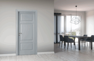 La porta interna Danieli rivisita lo stile classico con una laccatura opaca La porta interna Danieli rivisita lo stile classico con una laccatura opaca