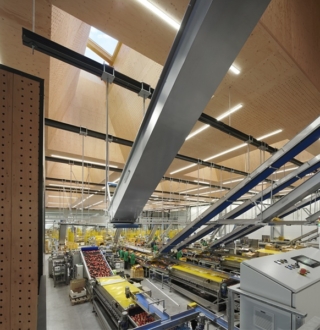 Lo stabilimento Melinda è uno spazio di lavoro luminoso grazie alle finestre per tetto Velux Lo stabilimento Melinda è uno spazio di lavoro luminoso grazie alle finestre per tetto Velux