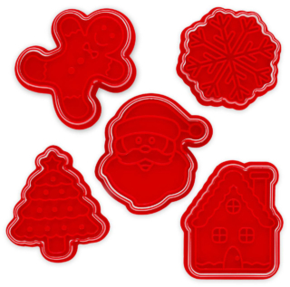 Il Set di 5 formine per biscotti Cookie Time di Legami è perfetto per realizzare biscotti dal sapore e dall’aspetto natalizio. Sono dotate di timbro per imprimere i decori sull’impasto. Prezzo 5,95 euro. www.legami.com Il Set di 5 formine per biscotti Cookie Time di Legami è perfetto per realizzare biscotti dal sapore e dall’aspetto natalizio. Sono dotate di timbro per imprimere i decori sull’impasto. Prezzo 5,95 euro. www.legami.com