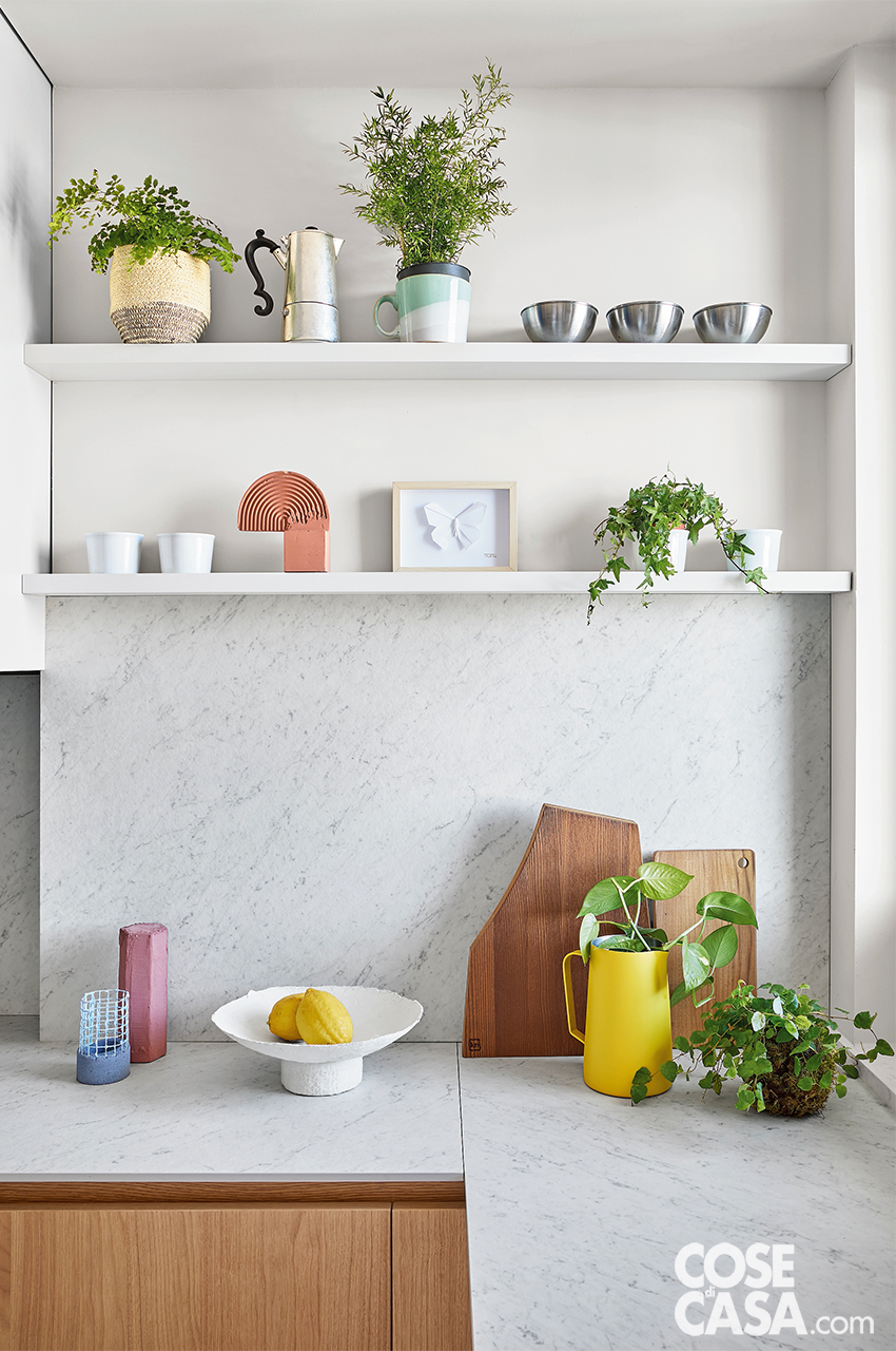 piano lavoro cucina in marmo