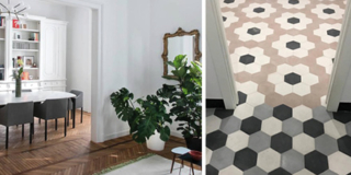 Raccordare diversi pavimenti: 20 soluzioni con parquet, piastrelle, cementine, graniglia e resina