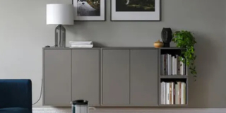 Mobili sospesi per dare alla zona giorno un tocco di tendenza e leggerezza