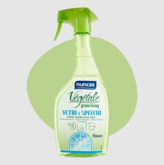 Nuncas Vegetale Detergente Specifico Vetri e Specchi è un detergente che agisce rapidamente, eliminando in maniera efficace la polvere, le impronte, i segni lasciati dagli insetti e dalle gocce di pioggia. È ideale anche per plexiglass, policarbonato e vetro sintetico. Prezzo 6,45 euro. https://nuncas.com/ Nuncas Vegetale Detergente Specifico Vetri e Specchi è un detergente che agisce rapidamente, eliminando in maniera efficace la polvere, le impronte, i segni lasciati dagli insetti e dalle gocce di pioggia. È ideale anche per plexiglass, policarbonato e vetro sintetico. Prezzo 6,45 euro. https://nuncas.com/