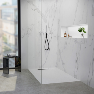 Piatto doccia neoro n50 con superficie antiscivolo