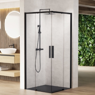 Box doccia rivea Dia con porta scorrevole e ingresso ad angolo