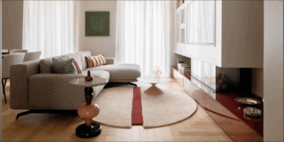 100 mq a Napoli con materiali sartoriali e giochi di luce. Con il costo della ristrutturazione