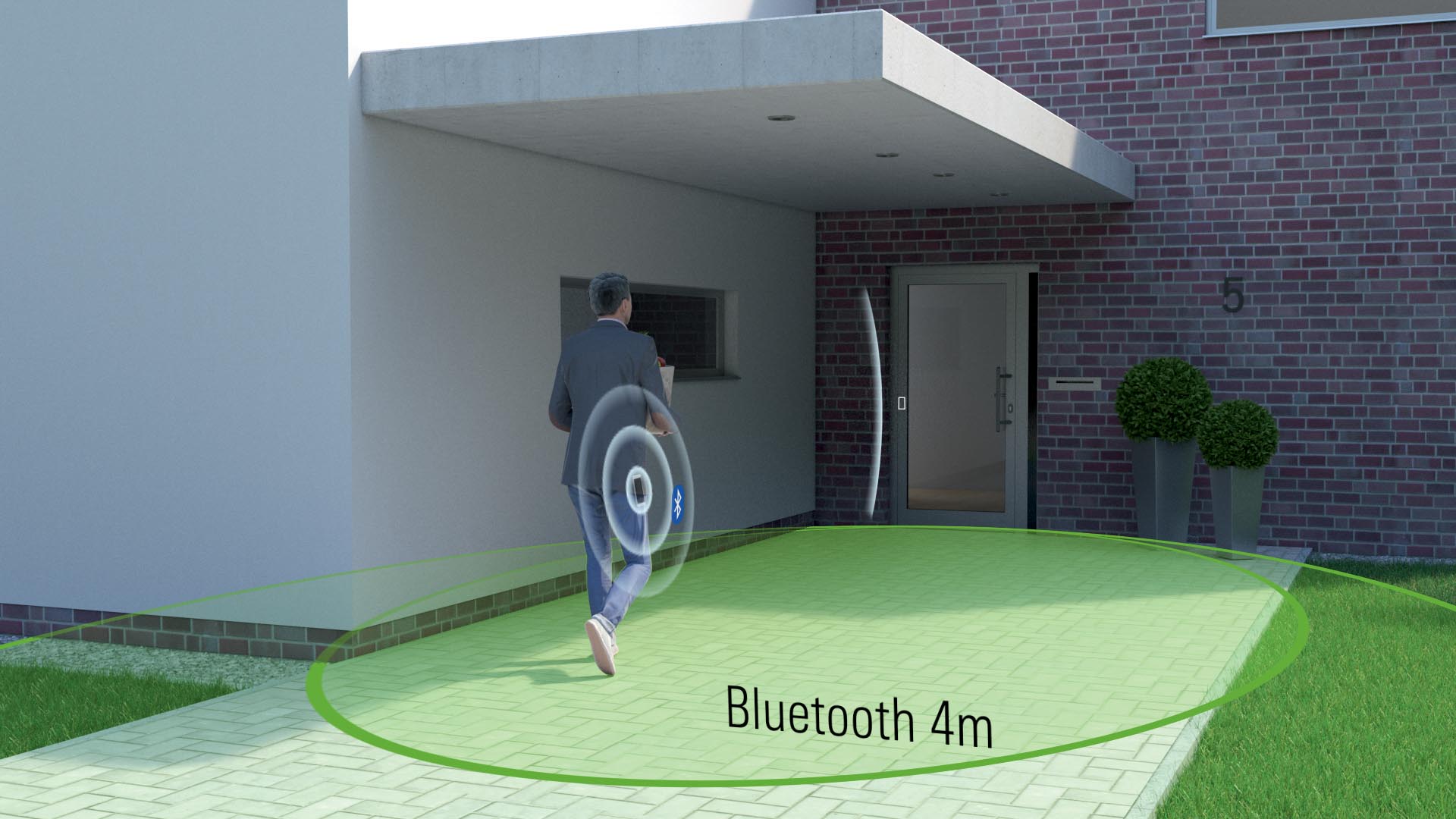 Schüco Italia_Bluetooth apertura automatica Schüco Italia_Bluetooth apertura automatica