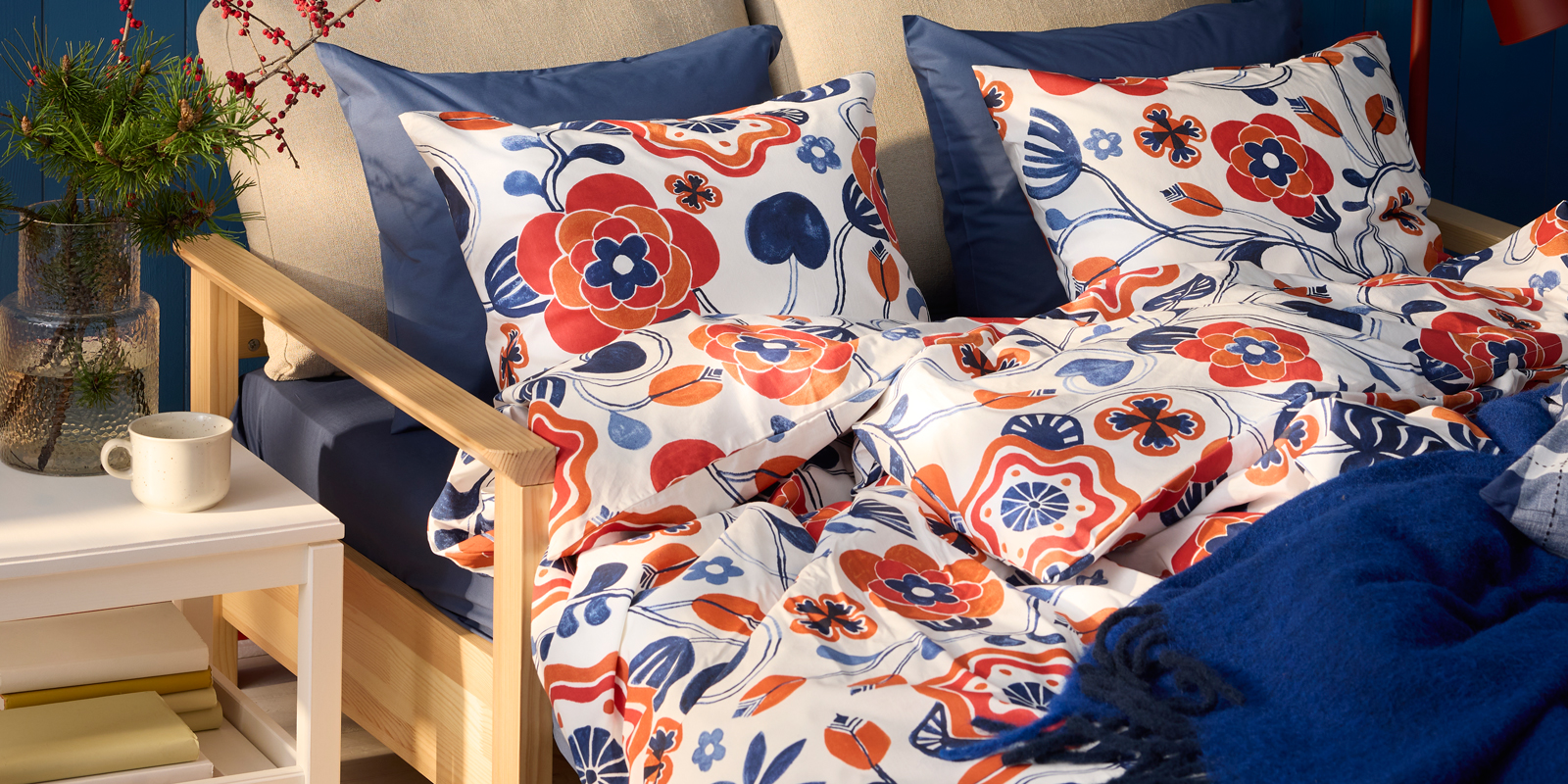 Decroom Set Copripiumino 3 Pezzi Tutte Le Stagioni, Imbottitura In Microfibra Ipoallergenica, Misura 220x208 Cm Con 2 Federe 50x86