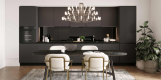 cucina nera di La Casa Moderna