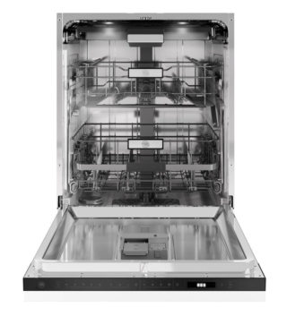 In classe B, la lavastoviglie da incasso Serie Professional DW60S3IBPSS di Bertazzoni offre una capacità di 14 coperti distribuiti su tre cestelli, inclusi un cassetto superiore regolabile in altezza e un cassetto posate multifunzionale. Dotata di un motore Inverter DualSmart Brushless con doppia pompa e sensore di torbidità, ottimizza il consumo energetico e le prestazioni di lavaggio. Inoltre, con il sistema Smart Auto Dose, dosa automaticamente il detergente fino a 12 lavaggi. Grazie alla vasca in acciaio inox, altamente resistente e antiruggine, la ritenzione del calore è ottimale a tutto vantaggio di un’asciugatura più efficiente. Misura L 60 x P 55 x H 85 cm. Prezzo 2.819 euro. www.bertazzoni.com
