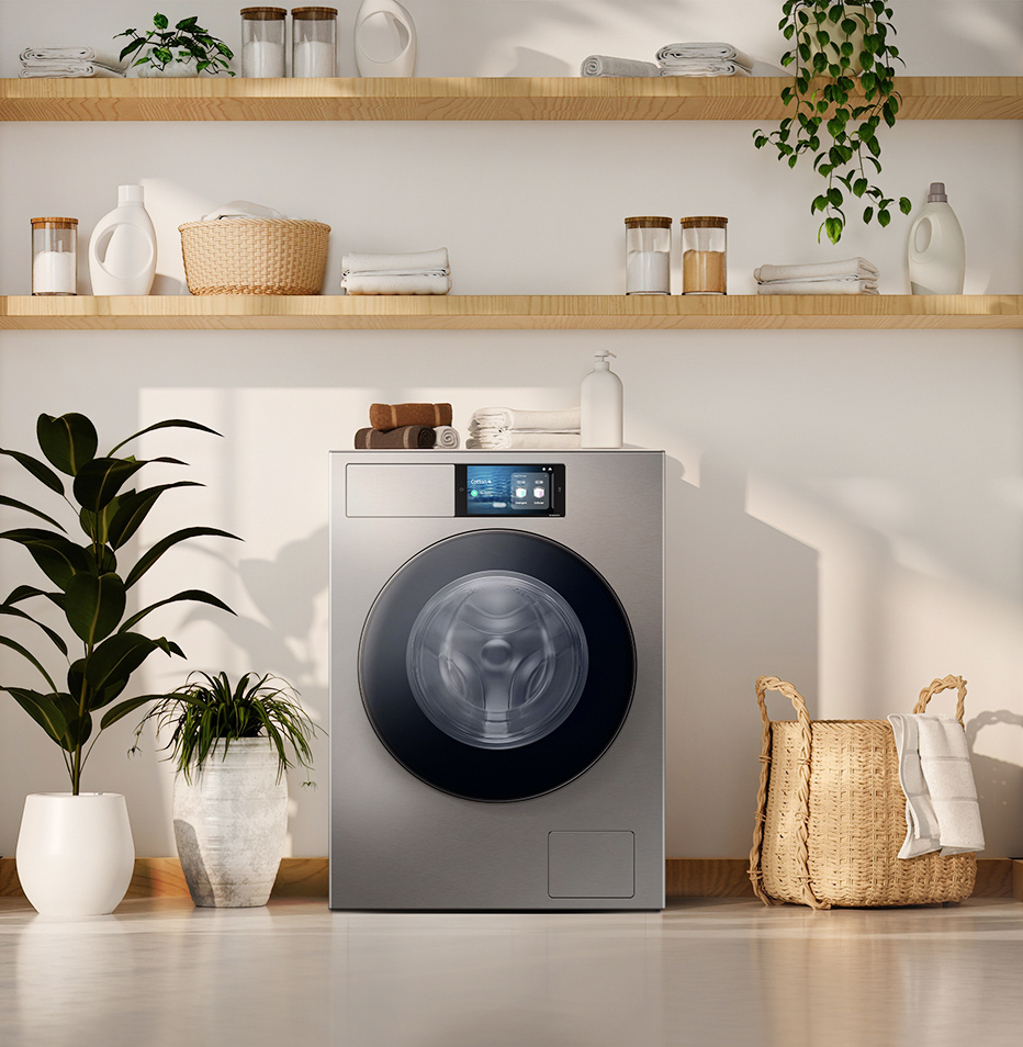 Con una capacità di 9 kg e una classe energetica A-55%, Bespoke AI Laundry di Samsung si distingue per l’utilizzo intuitivo, reso possibile dall’intelligenza artificiale integrata e dall’assistente vocale Samsung Bixby. Attraverso il display connesso AI Home da 7” touch è possibile gestire tutti i dispositivi connessi della casa, navigare sul web, godersi i contenuti YouTube o ascoltare le playlist preferite su Spotify. Le prestazioni di lavaggio sono ottimizzate dalla tecnologia AI Wash che, tramite sensori, rileva peso, tipo di tessuto e grado di sporco, regolando automaticamente la temperatura e la quantità di acqua e detersivo. Misura L 60 x P 60 x H 85 cm. Prezzo 999 euro. www.samsung.com