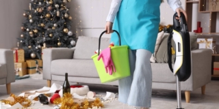 pulire casa dopo le feste