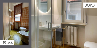 ristrutturarazione bagno prima e dopo