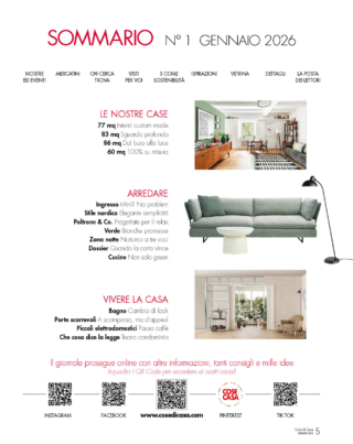 sommario cose di casa gennaio 2026
