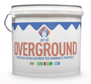Overground di ARD Raccanello è uno smalto per pavimenti e piastrelle che protegge da usura e calpestio. www.ard-raccanello.it