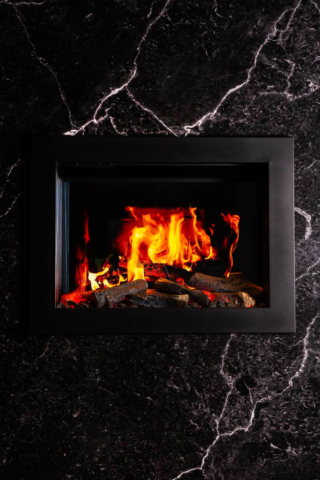 British Fires E-Luxe square camino elettrico LCD