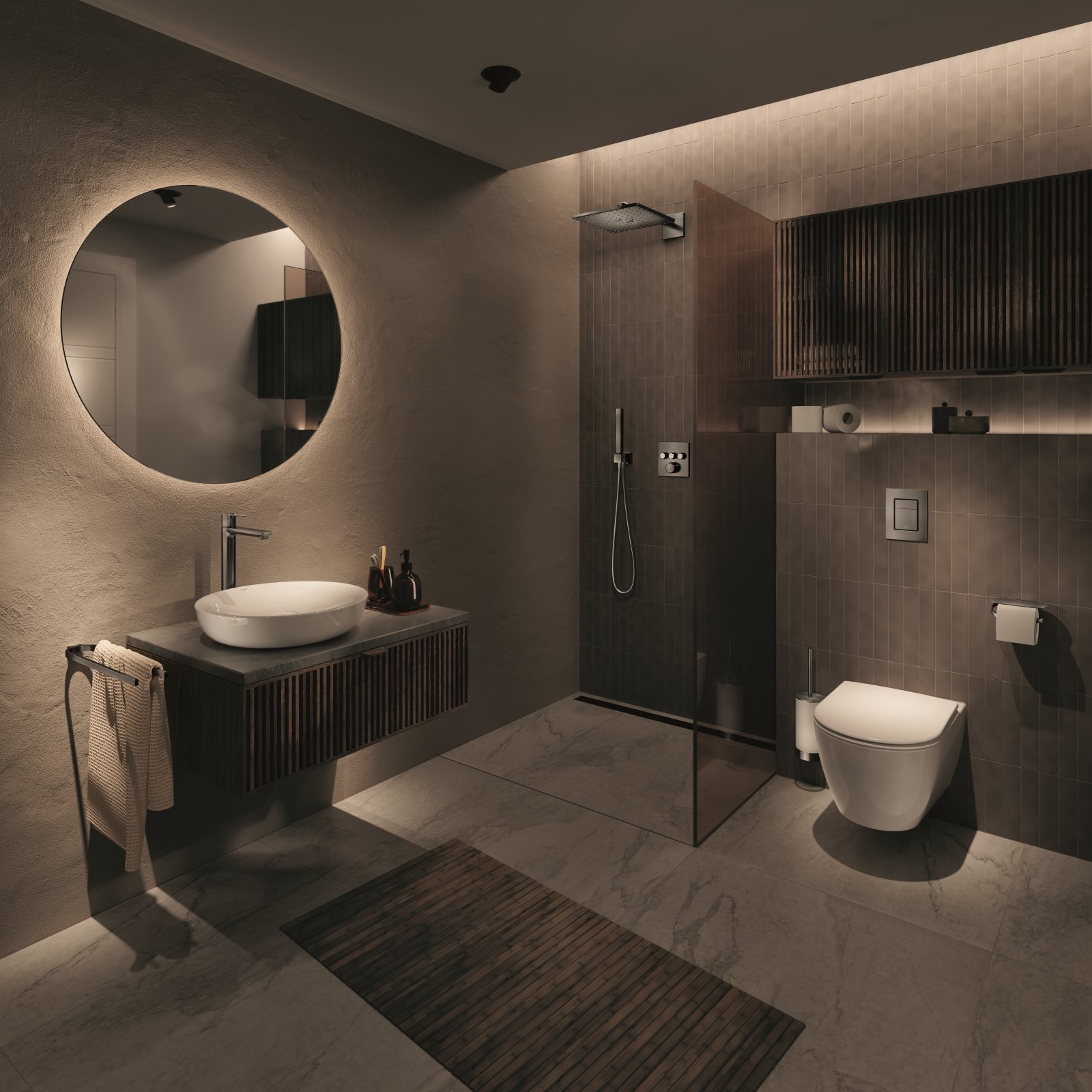 GROHE Natura Lineare grigio antracite