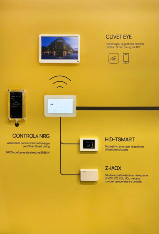 Sistema BACS di Clivet per il controllo del comfort e dell'energia della casa
(Dispositivi obbligatori dal 2026 sulle nuove costruzioni e sulle ristrutturazioni profonde)